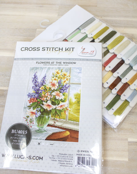 Flowers at the Window SBU4015 - Cross Stitch Kit