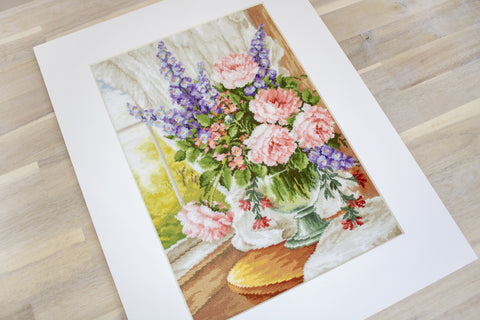 Flowers at the Window SBU4016 - Cross Stitch Kit