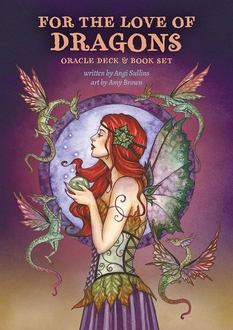 For The Love Of Dragons Oracle Cards and Book set US Games Systems