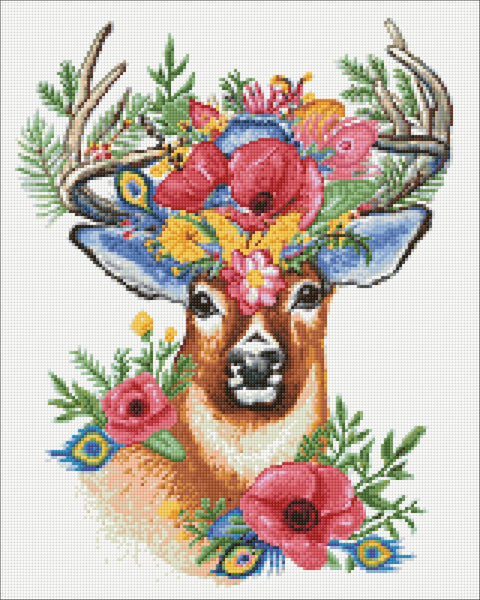 Forest Deer 40х50 Diamond Painting Set Cs2542