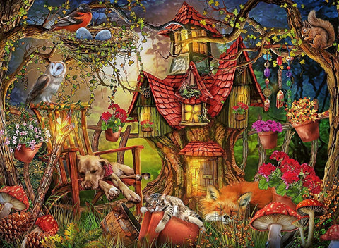 Forest House 200 Piece Puzzle