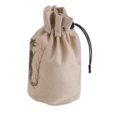 Forest Dice Pouch Beige and black