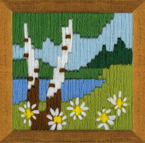 Forest Lake cross stitch kit by RIOLIS Ref. no.: 1651