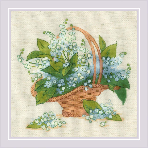 Forest Lily of the Valley. Cross Stitch kit by RIOLIS Ref. no.: 2069