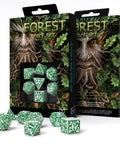 Forest Tundra Dice Set white and green