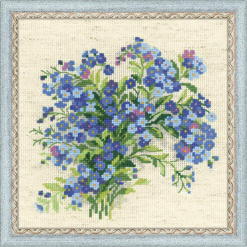 Forget Me Nots - Cross Stitch Kit from RIOLIS Ref. no.:1496