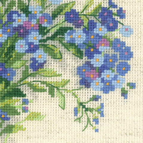 Forget Me Nots - Cross Stitch Kit from RIOLIS Ref. no.:1496