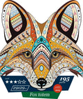 Fox totem - unique WOODEN puzzle 195 pcs