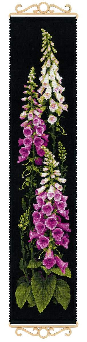 Foxgloves  - Cross Stitch Kit from RIOLIS Ref. no.:1629