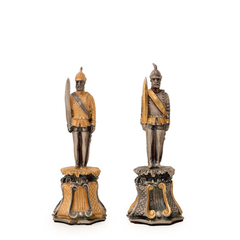 Franz Joseph -Emperor of Austria: Luxury Bronze Chess Set Finished in 24k Gold