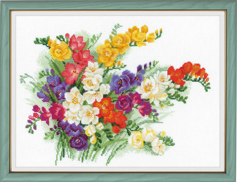 Freesia - Cross Stitch Kit from RIOLIS Ref. no.:1561