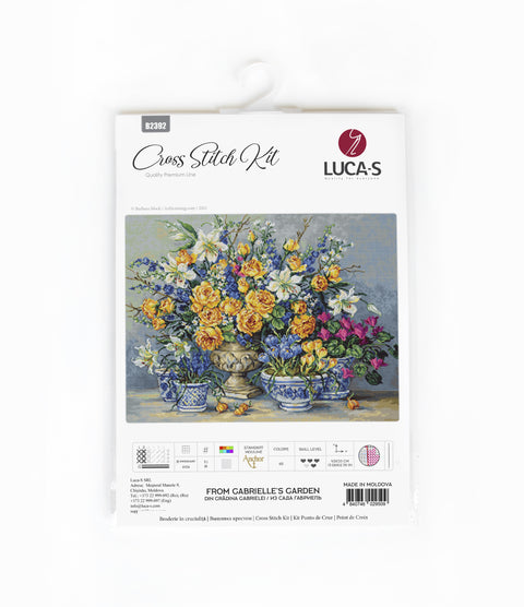 From Gabrielle's Garden SB2392 - Cross Stitch Kit