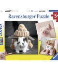 Funny Animal Portraits - Puzzle 3X49