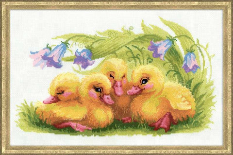 Funny Ducklings - Cross Stitch Kit from RIOLIS Ref. no.:1322