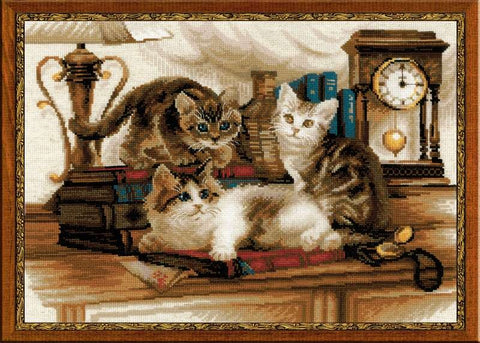 Furry Friends - Cross Stitch Kit from RIOLIS Ref. no.:1247