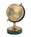 Modern World Globe with Marble Base