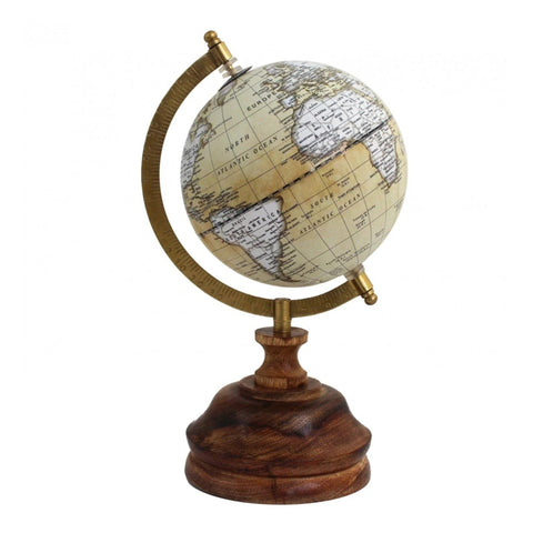 Classic Brown Map Desktop Globe
