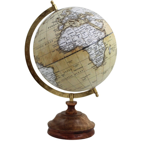 Brown Desk World Globe