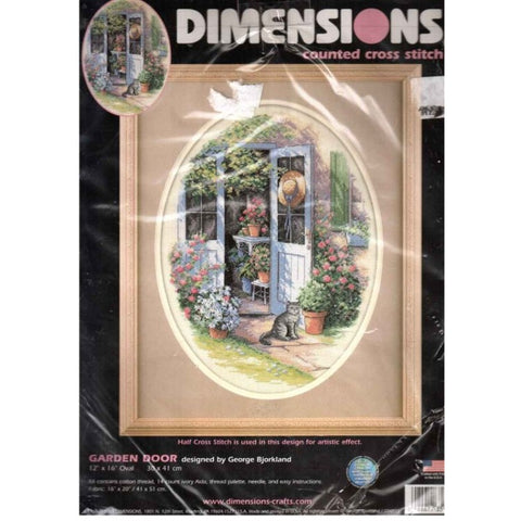 Garden Door (30 x 41 cm) - Cross Stitch Kit by DIMENSIONS