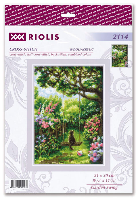 Garden Swing. Cross Stitch kit by RIOLIS Ref. no.: 2114