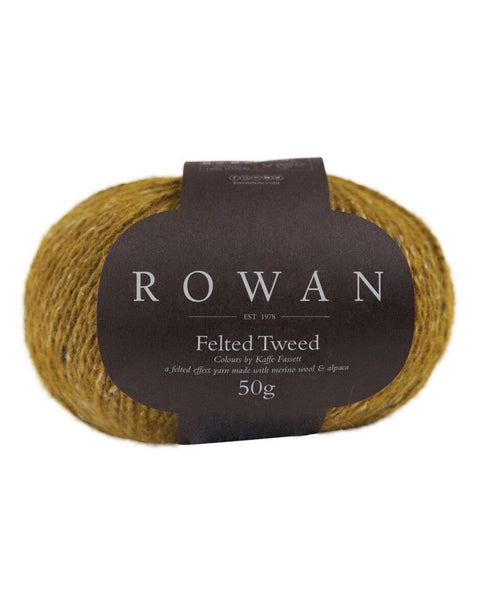 Rowan Felted Tweed French Mustard 216 DK Yarn – Merino Wool Alpaca Knitting & Crochet Skein