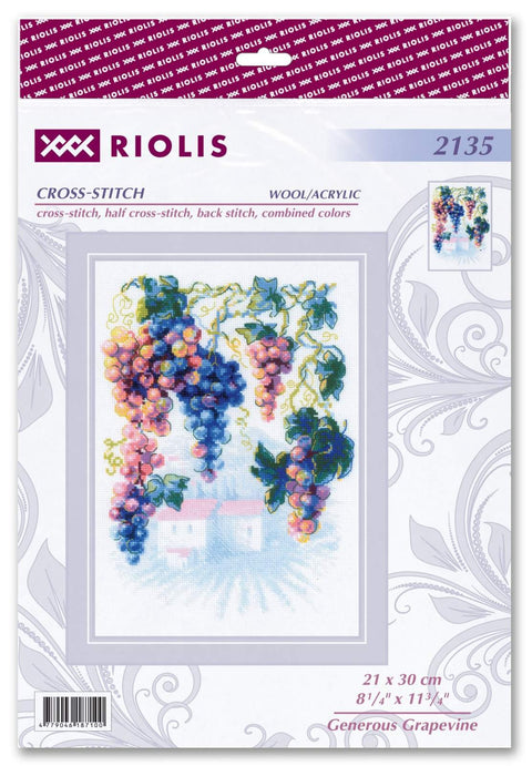 Generous Grapevine.. Cross Stitch kit by RIOLIS Ref. no.: 2135