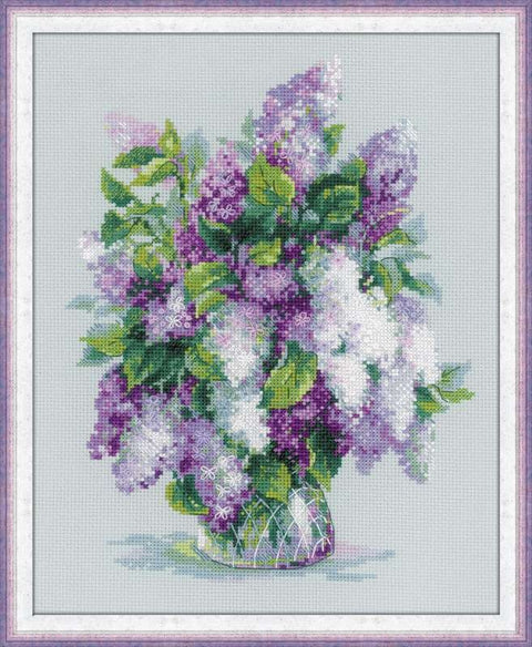 Gentle Lilac - Cross Stitch Kit from RIOLIS Ref. no.:1447