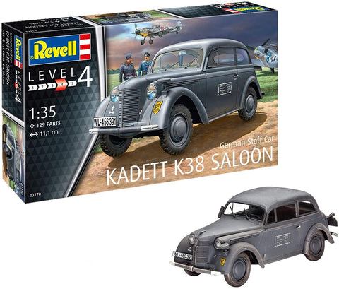 German Staff Car Kadett K38 - Plastic Modelling Kit By Revell