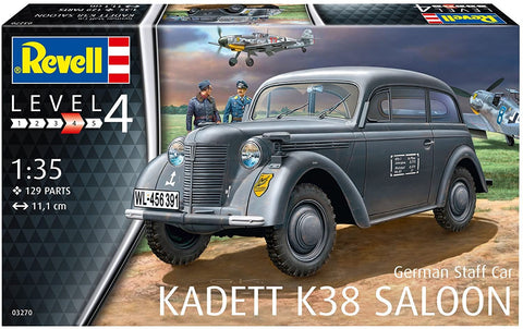 German Staff Car Kadett K38 - Plastic Modelling Kit By Revell