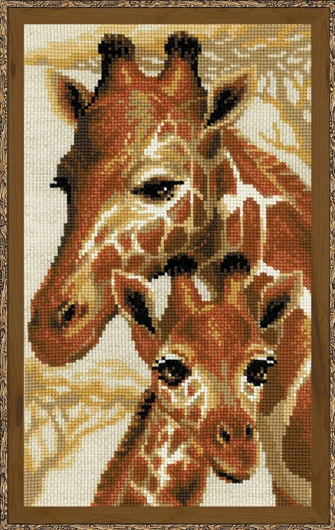 Giraffes cross stitch kit by RIOLIS Ref. no.: 1697