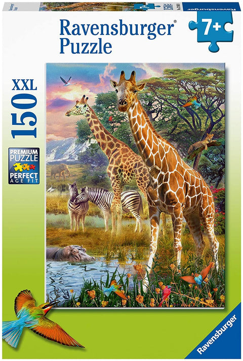 Giraffes in Africa 150 Piece Puzzle