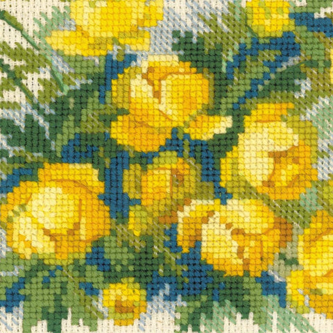 Globe Flower - Cross Stitch Kit from RIOLIS Ref. no.:1515