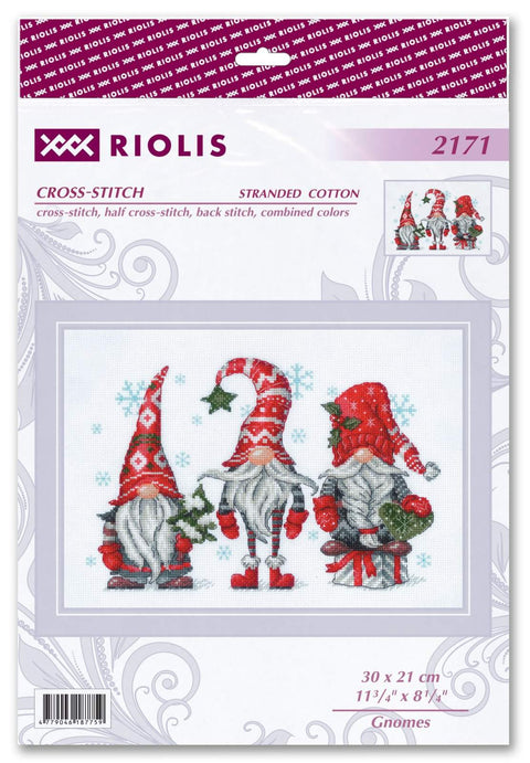 Gnomes. Cross Stitch kit by RIOLIS Ref. no.: 2171