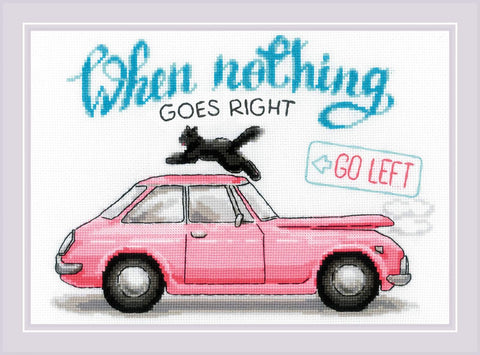 Go left. Cross Stitch kit by RIOLIS Ref. no.: 2113