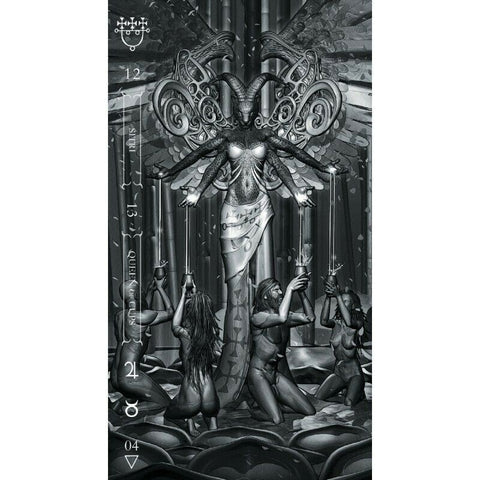 Goetia Tarot In Darkness Cards Lo Scarabeo