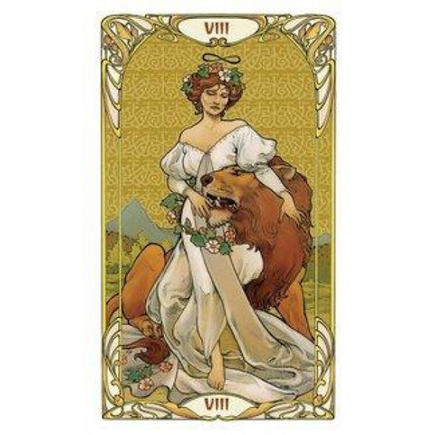 Golden Art Nouveau Tarot Mini cards deck Lo Scarabeo