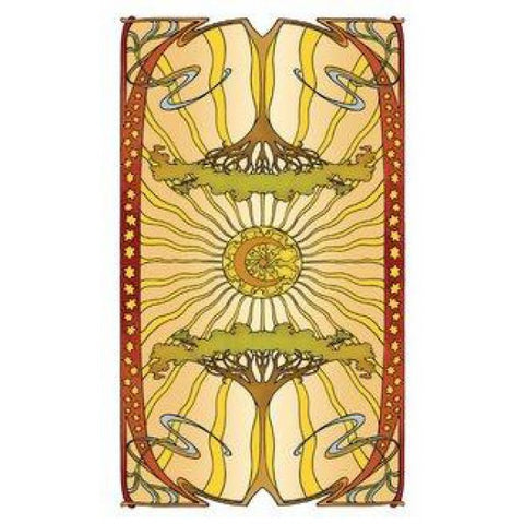 Golden Art Nouveau Tarot Mini cards deck Lo Scarabeo