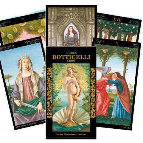 Golden Botticelli Tarot Cards Lo Scarabeo