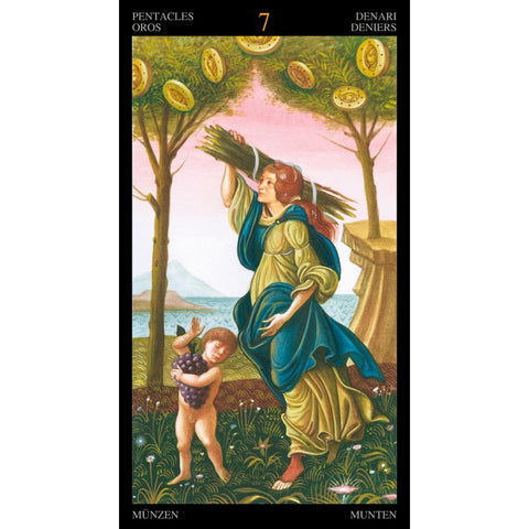 Golden Botticelli Tarot Cards Lo Scarabeo