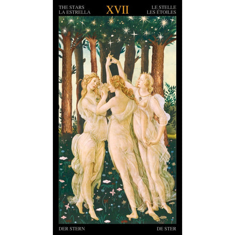 Golden Botticelli Tarot Cards Lo Scarabeo