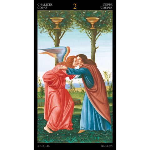 Golden Botticelli Tarot Cards Lo Scarabeo