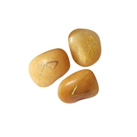 Golden Quartz Runes Lo Scarabeo