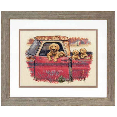 Golden Ride (35 x 25 cm) - Cross Stitch Kit by DIMENSIONS