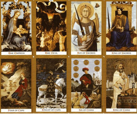 Golden Tarot cards US Games Systems