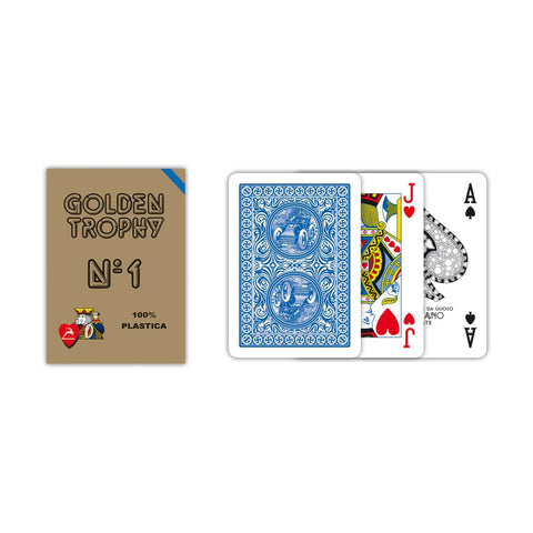 Modiano Golden Trophy playing cards (blue)