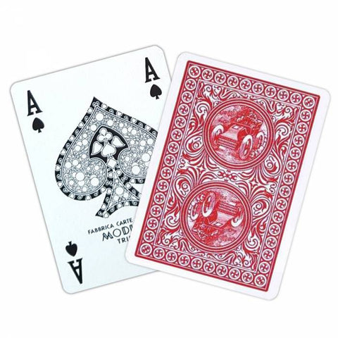 Modiano Golden Trophy playing cards (red)