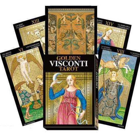 Golden Visconti Grand Trumps Tarot Cards Lo Scarabeo