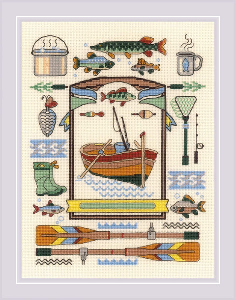 Good Catch. Cross Stitch kit by RIOLIS Ref. no.: 2050