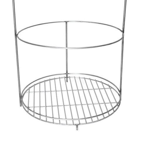 Tandoor Grill Grate with Ring, 22 cm Metal Single-Tier Rack for Aladdin Mini, Ataman, Big, Dastarkhan, Esaul, Hunter, Skif Tandoors