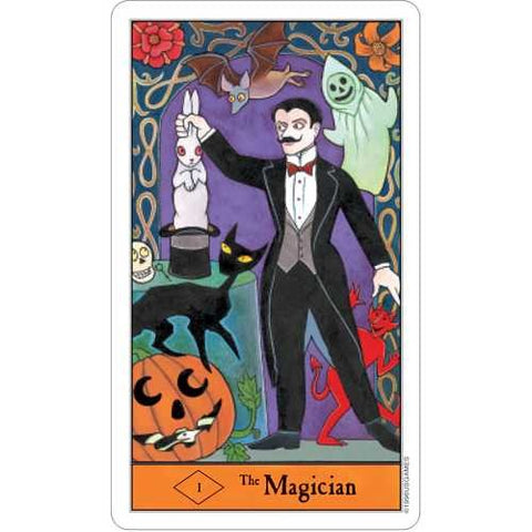 Halloween deck book set US Games Systems